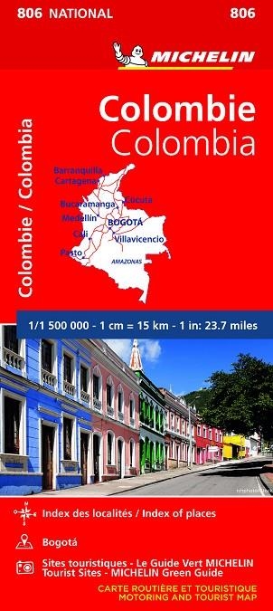 MAPA NATIONAL COLOMBIA | 9782067242609 | VV. AA.