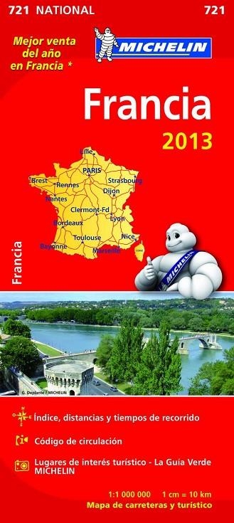 FRANCIA MAPA 2013 | 9782067180390 | AAVV