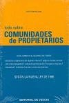 TODO SOBRE LA COMUNIDAD DE PROPIETARIOS | 9788431521981 | INFANTE LOPE, JULIA