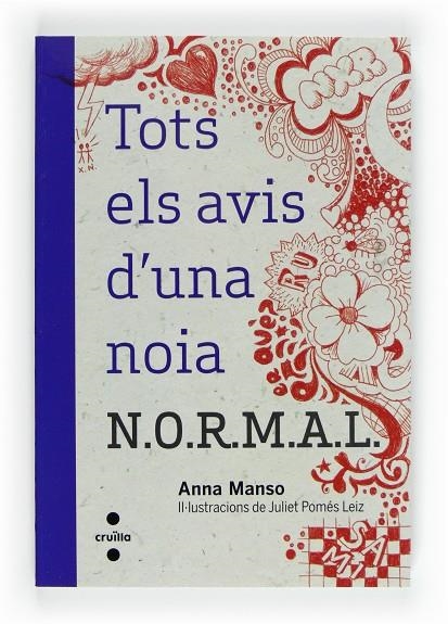 TOTS ELS AVIS D'UNA NOIA N.O.R.M.A.L. | 9788466129336 | MANSO MUNNE, ANNA