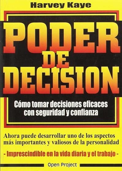 PODER DE DECISION | 9788492348190 | KAYE , HARVEY