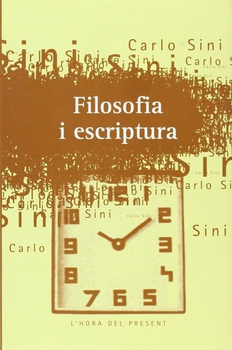 FILOSOFIA I ESCRIPTURA | 9788475025162 | SINI ,CARLO