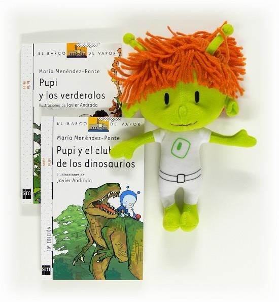 PUPI Y LOS VERDEROLOS / PUPI Y EL CLUB DE LOS DINO + PELUIX | 9788467553727 | MENÉNDEZ-PONTE CRUZAT, MARÍA