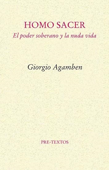 HOMO SACER | 9788481912067 | AGAMBEN , GIORGIO