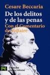 DE LOS DELITOS Y DE LAS PENAS | 9788420639598 | BECCARIA , CESARE