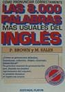 8000 PALABRAS MAS USUALES DEL INGLES, LAS | 9788435906852 | BROWN, P. / SALES, M.
