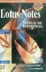 LOTUS NOTES MANUAL DE REFERENCIA | 9788448111663 | VVAA