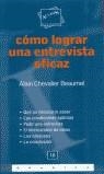 COMO LOGRAR UNA ENTREVISTA EFICAZ | 9788475775388 | CHEVALIER BEAUMEL, ALAIN