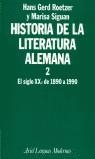 HISTORIA DE LA LITERATURA ALEMANA 2 | 9788434481107 | GERD ROETZER/SIGUAN