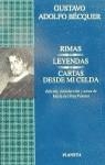 RIMAS-LEYENDAS-CARTAS DESDE MI CELDA | 9788408017844 | BECQUER,GUSTAVO ADOLFO