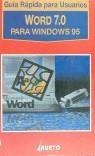 ACCESS 7.0 PARA WINDOWS 95, GUIA RAPIDA PARA USUAR | 9788489554337 | AA.VV.