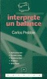 INTERPRETE UN BALANCE | 9788475775463 | PREBBLE, CARLOS