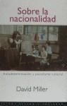 SOBRE LA NACIONALIDAD | 9788449304576 | MILLER, DAVID