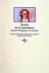 TEORIA DE LA NATURALEZA | 9788430929764 | WOLFGANG VON GOETHE, J.