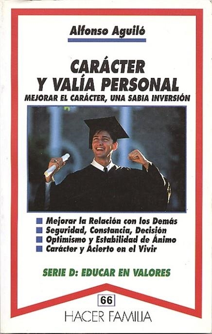 CARACTER Y VALIA PERSONAL | 9788482391182 | AGUILO, A.