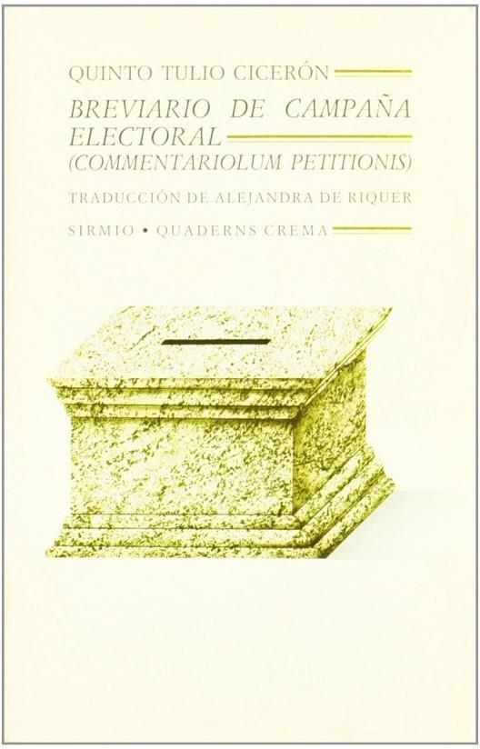 BREVIARIO DE CAMPAÑA ELECTORAL | 9788477690788 | QUINTO TULIO CICERON