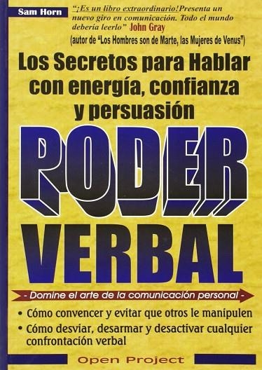 PODER VERBAL | 9788492348183 | HORN , SAM