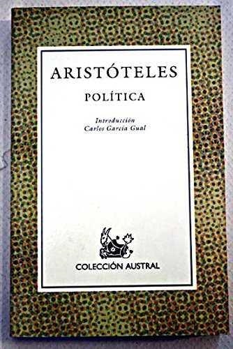 POLITICA | 9788423972746 | ARISTOTELES