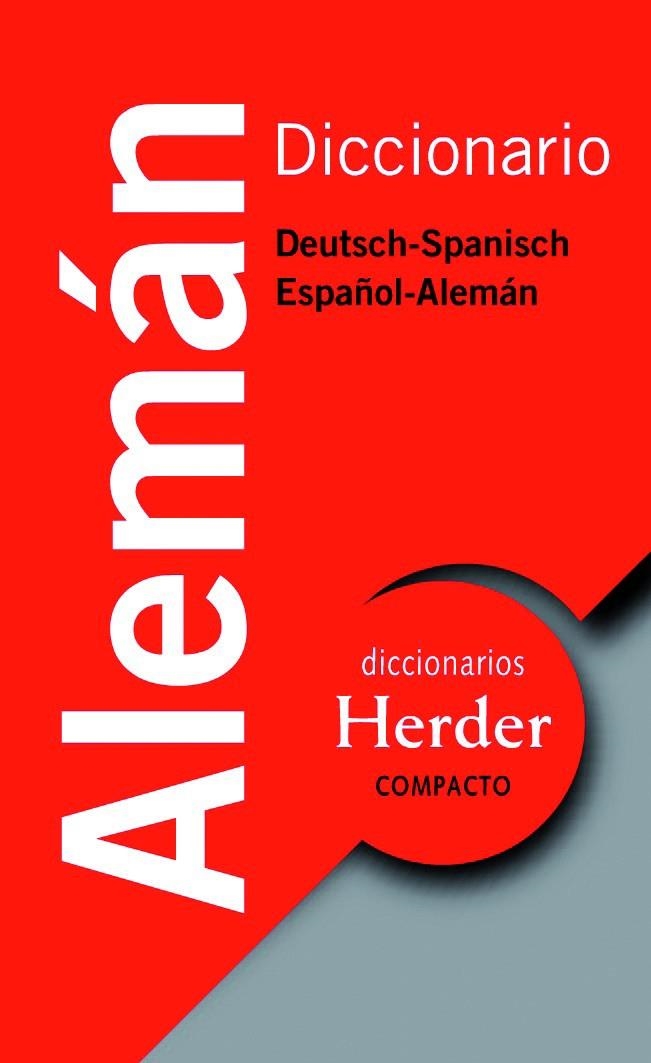 DICCIONARIO ALEMAN - ESPAÑOL HERDER COMPACTO | 9788425425660