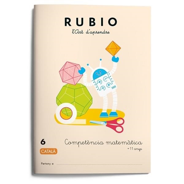 COMPETÈNCIA MATEMÀTICA RUBIO 6 (CATALÀ) | 9788417427054