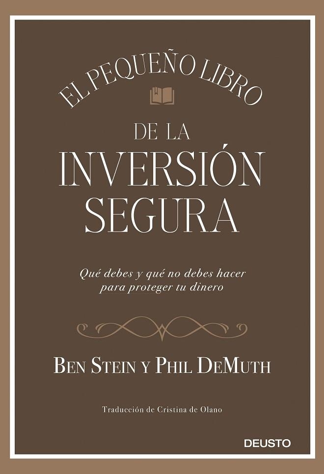 EL PEQUEÑO LIBRO DE LA INVERSIÓN SEGURA | 9788423431564 | STEIN Y PHIL DEMUTH, BEN