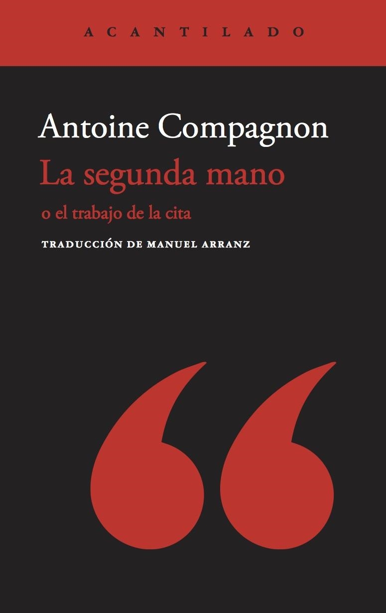 LA SEGUNDA MANO | 9788417902414 | COMPAGNON, ANTOINE