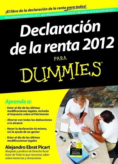 DECLARACION DE LA RENTA 2012 PARA DUMMIES | 9788432901362 | EBRAT, ALEJANDRO