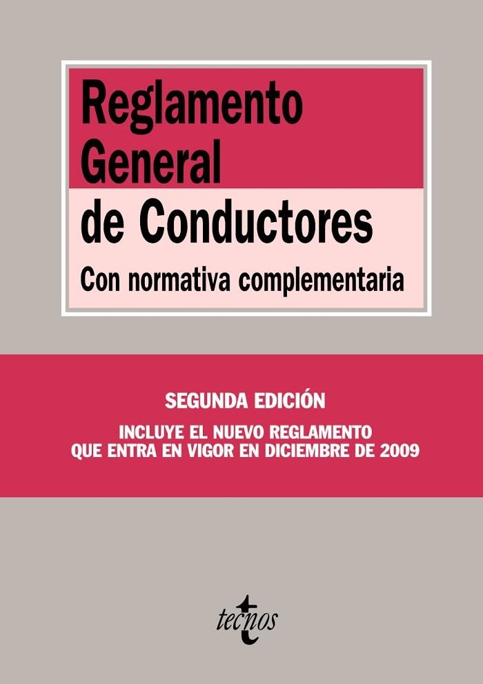 REGLAMENTO GENERAL DE CONDUCTORES | 9788430950119 | AA.VV.