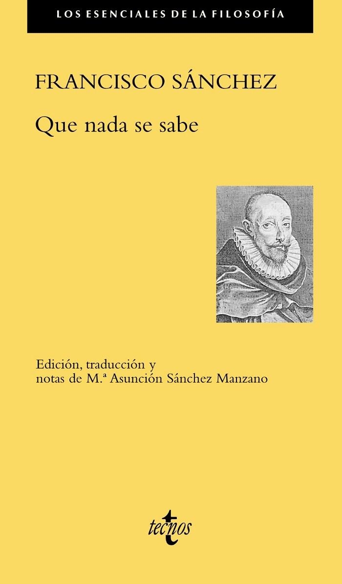 QUE NADA SE SABE | 9788430978946 | SÁNCHEZ, FRANCISCO