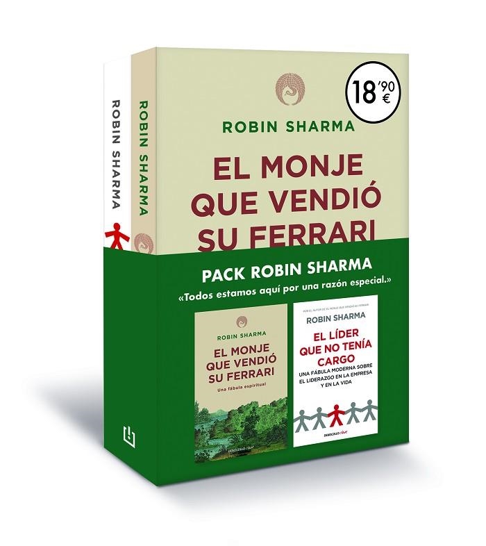 EL MONJE QUE VENDIÓ SU FERRARI Y EL LÍDER QUE NO TENÍA CARGO PACK | 9788466358040 | SHARMA, ROBIN