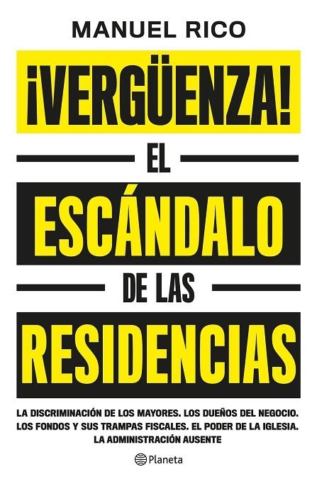 ¡VERGÜENZA! | 9788408239079 | RICO, MANUEL