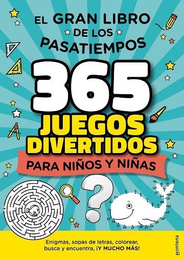 EL GRAN LIBRO DE LOS PASATIEMPOS | 9788418483165