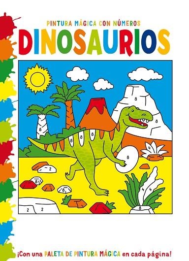 PINTURA MÁGICA CON NÚMEROS: DINOSAURIOS | 9788468350134 | AA.VV