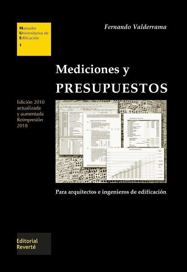 MEDICIONES Y PRESUPUESTOS. 2 ED. (MUE1) | 9788429132014 | GONZÁLEZ FERNÁNDEZ DE VALDERRAMA, FERNANDO