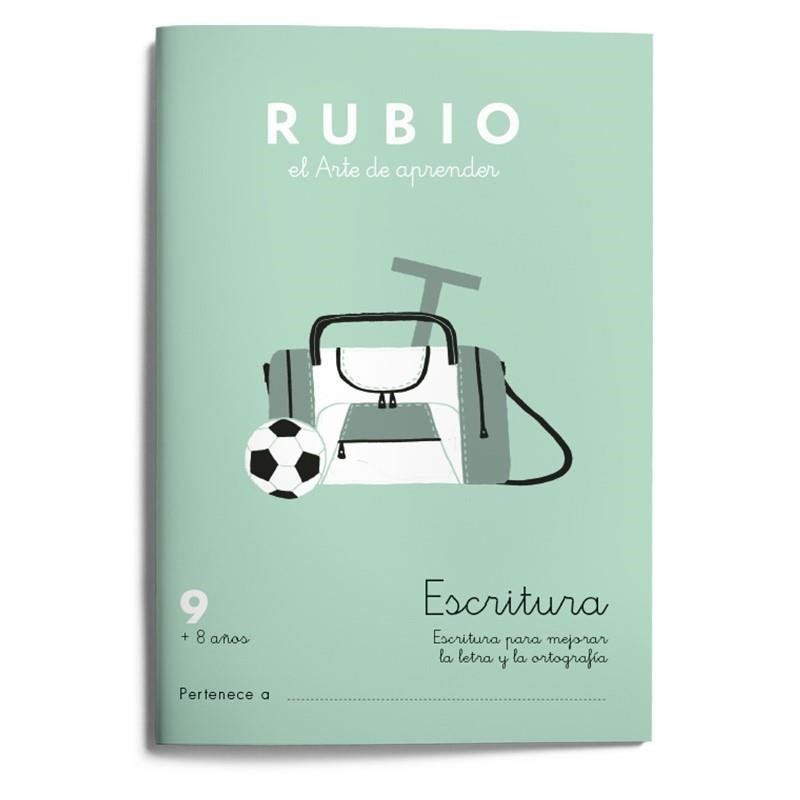 ESCRITURA RUBIO 9 | 9788417427603 | RUBIO SILVESTRE, RAMÓN