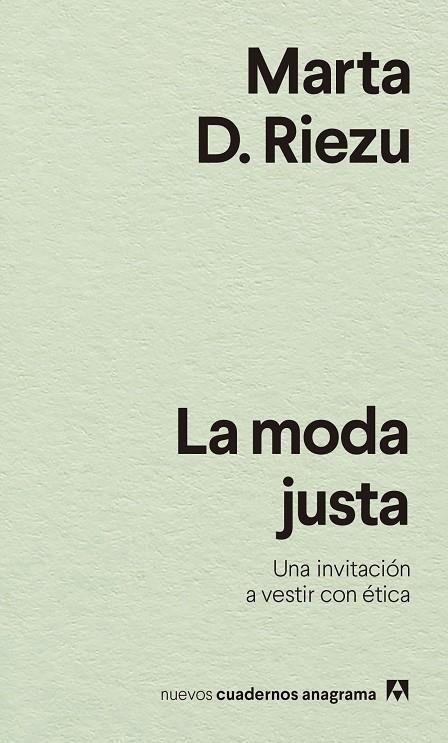 LA MODA JUSTA | 9788433916570 | D. RIEZU, MARTA