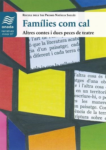 FAMÍLIES COM CAL. ALTRES CONTES I DUES PECES DE TEATRE | 9788418634505 | AA.VV.