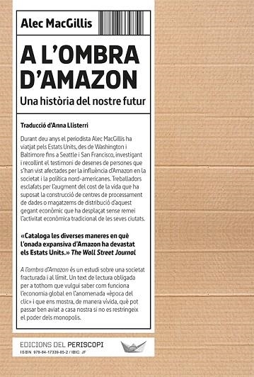 A L'OMBRA D'AMAZON | 9788417339852 | MACGILLIS, ALEC