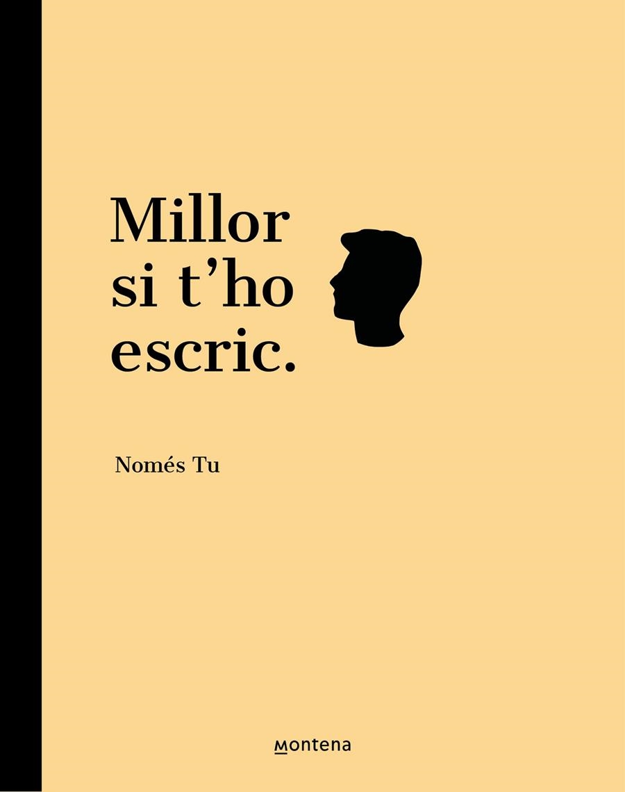 MILLOR SI T'HO ESCRIC | 9788418594731 | NOMÉS TU,