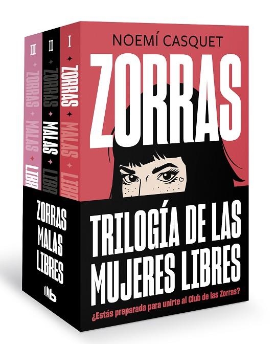 PACK TRILOGÍA ZORRAS (CONTIENE LOS TÍTULOS: ZORRAS | MALAS | LIBRES) | 9788413145556 | CASQUET, NOEMÍ