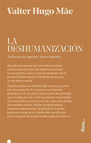 LA DESHUMANIZACIÓN | 9788416738489 | HUGO MÃE, VALTER