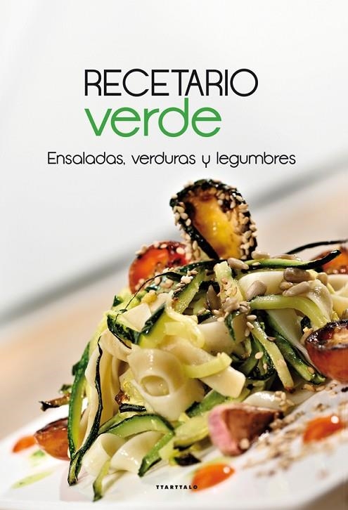 RECETARIO VERDE ENSALADAS VERDURAS LEGUMBRES | 9788498434385 | AA.VV.