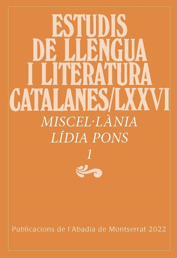 MISCEL·LÀNIA LÍDIA PONS, 1 | 9788491912392 | DD.AA.