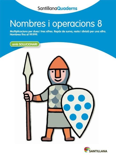 NOMBRES I OPERACIONS 8 SANTILLANA | 9788468013893 | VARIOS AUTORES