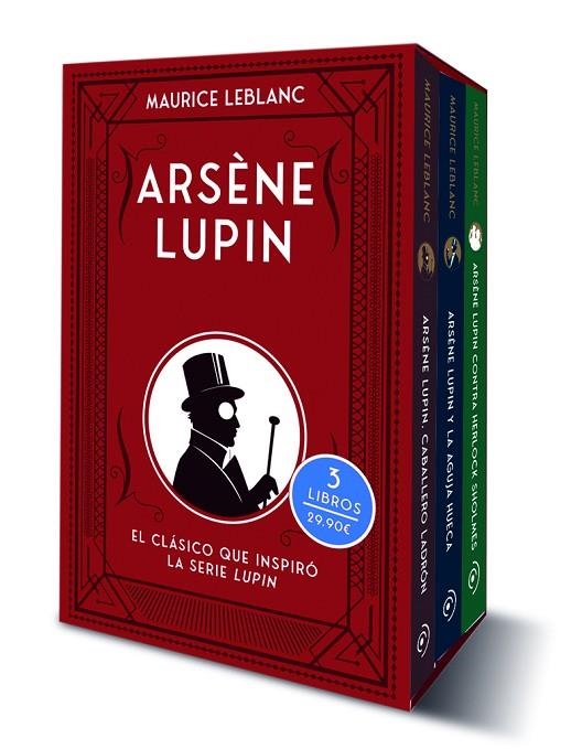 ESTUCHE COLECCIÓN ARSÈNE LUPIN | 9788419004628 | LEBLANC, MAURICE