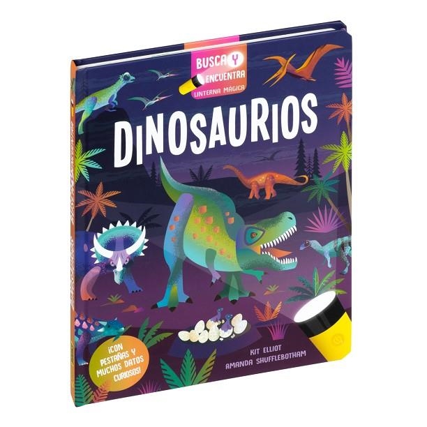 BUSCA Y ENCUENTRA LINTERNA MÁGICA, DINOSAURIOS | 9788411018357 | AA.VV.