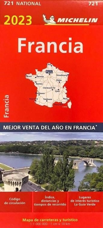 MAPA NATIONAL FRANCIA 2023 | 9782067257993 | AA.VV.