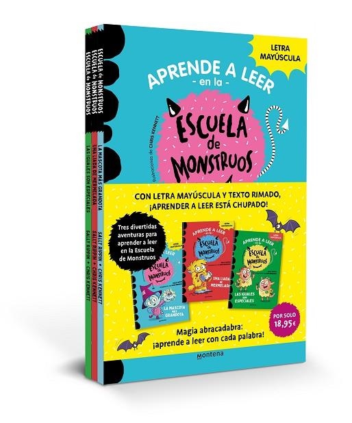 PACK APRENDER A LEER EN LA ESCUELA DE MONSTRUOS (LIBROS 1-3) | 9788419169983 | RIPPIN, SALLY