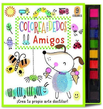 COLOREA CON TUS DEDOS: AMIGOS | 9788468358611 | AAVV