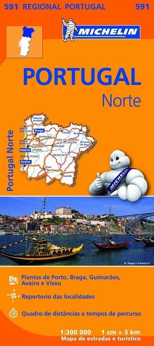 MAPA REGIONAL PORTUGAL NORTE | 9782067184732 | MICHELIN